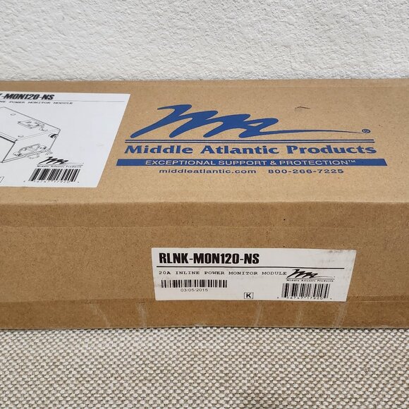 Middle Atlantic RLNK-M0N120-NS RackLink 20 A Inline Power Monitor - Picture 5 of 6